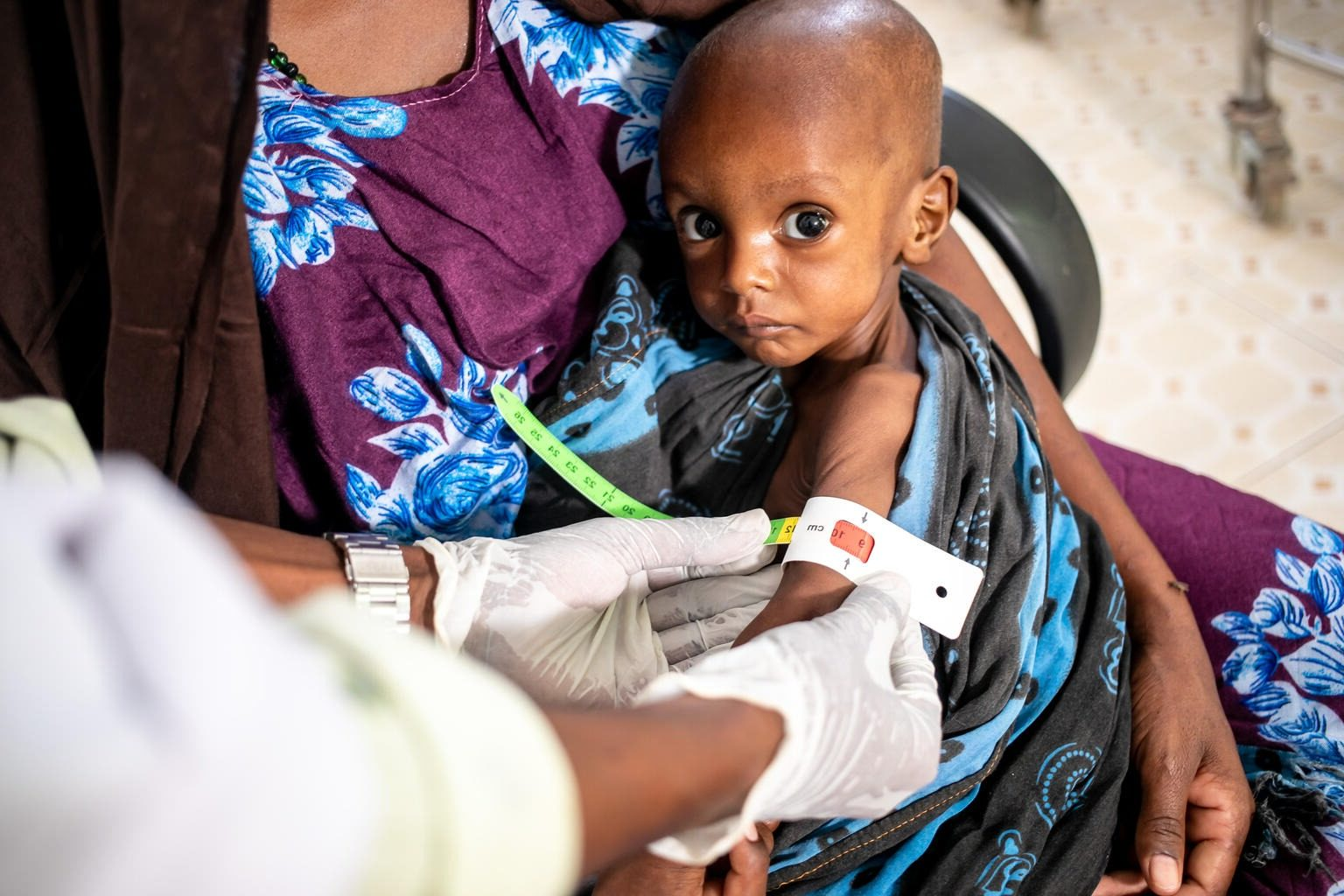 African child supported by the NGO